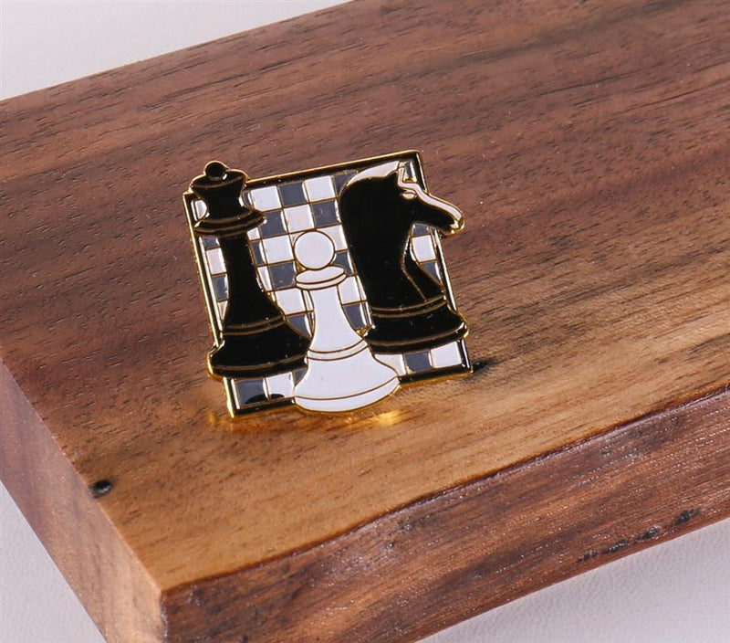 Square Chess Pin