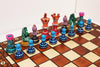 Sydney Gruber Painted 21" Ambassador Chess Set #10 The Finessing Wild Card - Chess Set - Chess-House