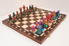 Sydney Gruber Painted 21" Ambassador Chess Set #9 The Exquisite Strategist - Chess Set - Chess-House