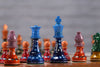 Sydney Gruber Painted Champions Chess Set #1 Black and Color - Chess Set - Chess-House