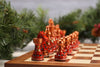 Sydney Gruber Painted Champions Chess Set #1 Red and Blue - Chess Set - Chess-House