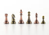 Tall Metallic Style Plastic Chess Pieces - Piece - Chess-House