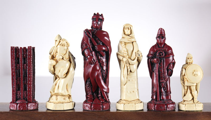 The Battle of Hastings Chess Pieces - SAC Antiqued