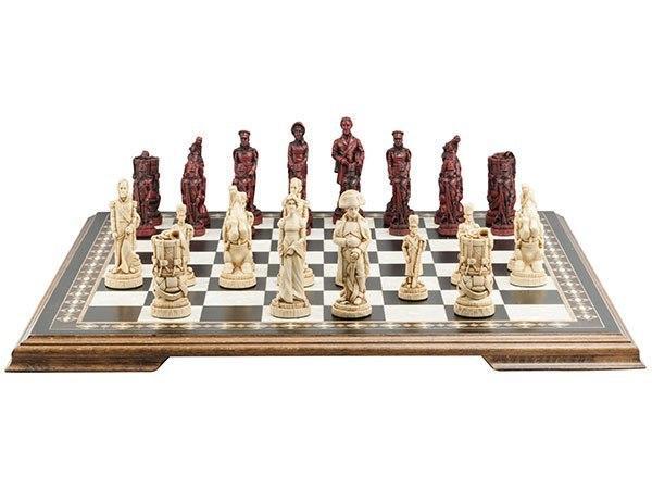 The Battle of Waterloo Chess Pieces - SAC Antiqued Piece