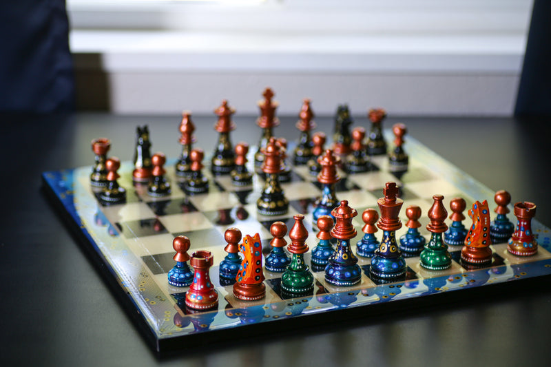 The Visionary - Sydney Gruber Painted Champions Chess Set #6