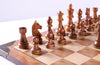 Timeless Chess Pieces on Burl Wood Board - Chess Set - Chess-House