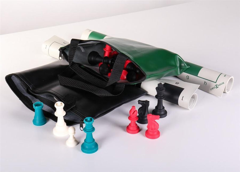 Two Multi-Color Silicone Chess Set Combos