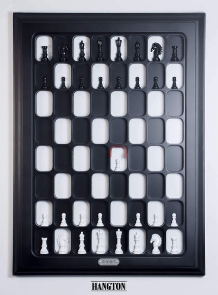 Vertical Chessboard - Hangton Style - Wall Mounted - Chess Set - Chess-House