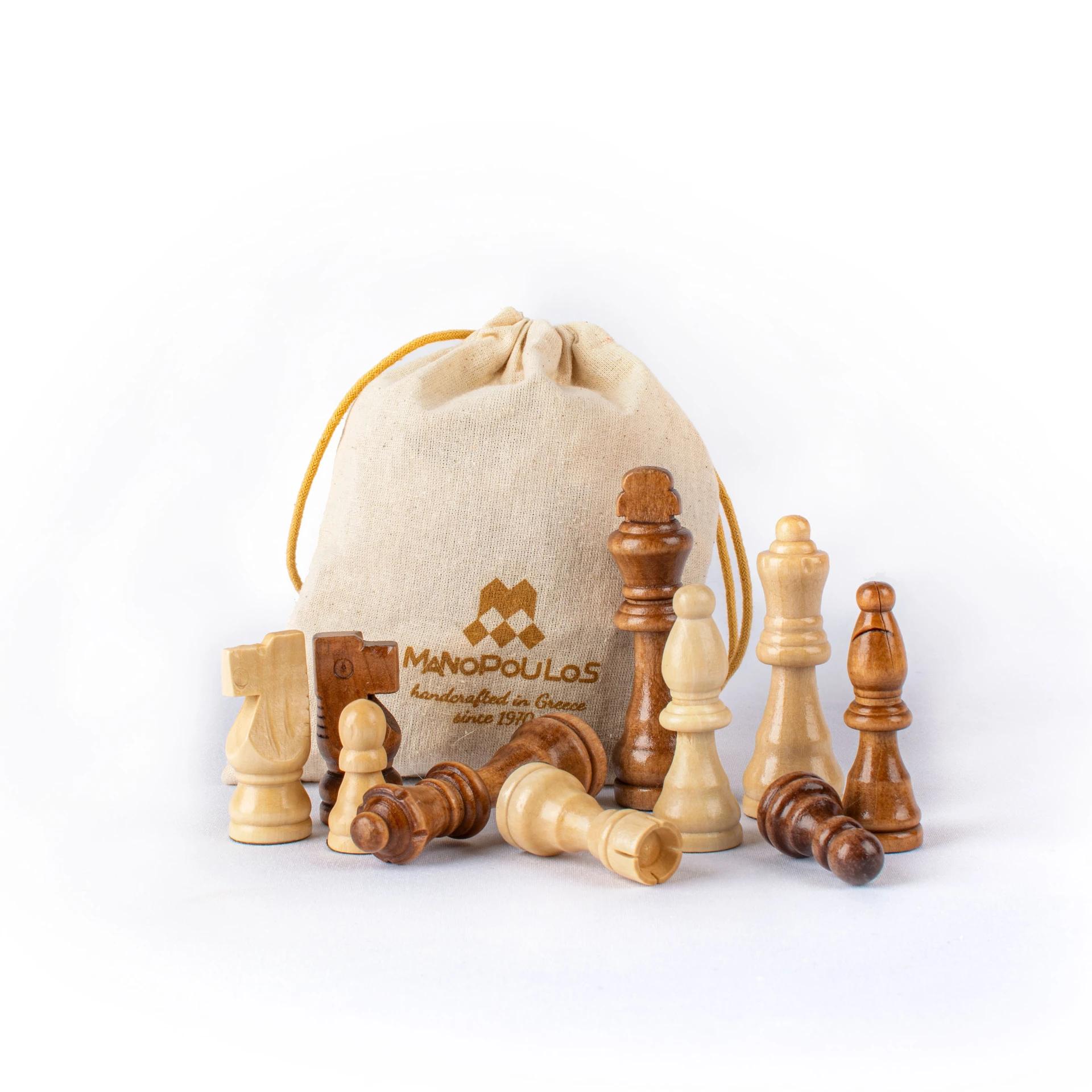 Walnut Chess and Backgammon Set - Chess Set - Chess-House