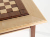 Walnut Maple Premium Hardwood Chess Table - FRAME ONLY (DISCOUNTED FOR IMPERFECTION)