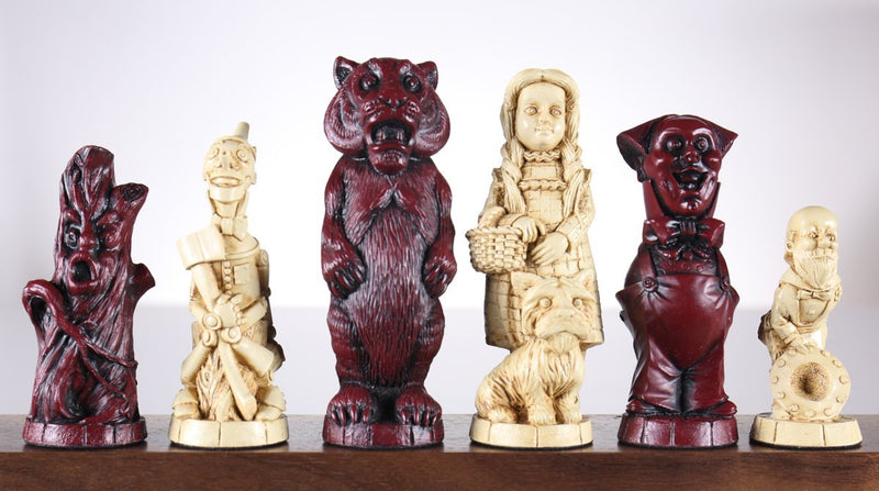 Wizard of Oz Chess Pieces - SAC Antiqued