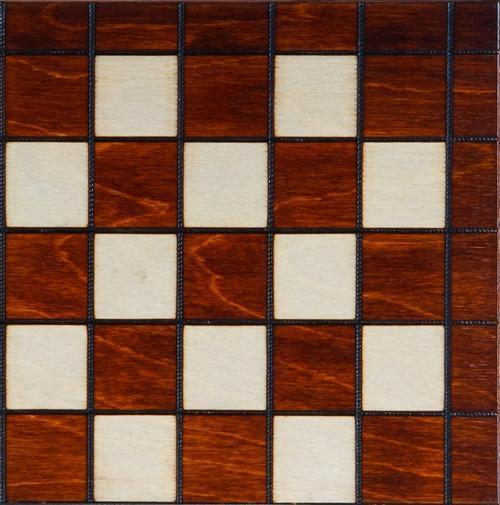 Wooden Checkers 100 squares, International Draughts - Checkers - Chess-House