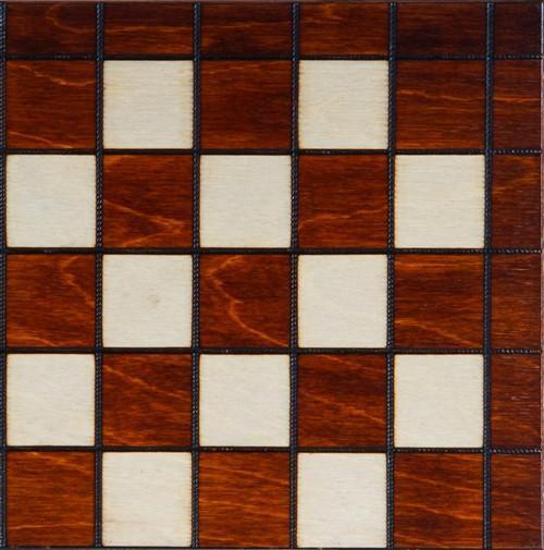 Wooden Checkers 100 squares, International Draughts – Chess House