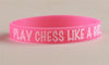 Wristband - Play Chess Like A Girl - Accessory - Chess-House