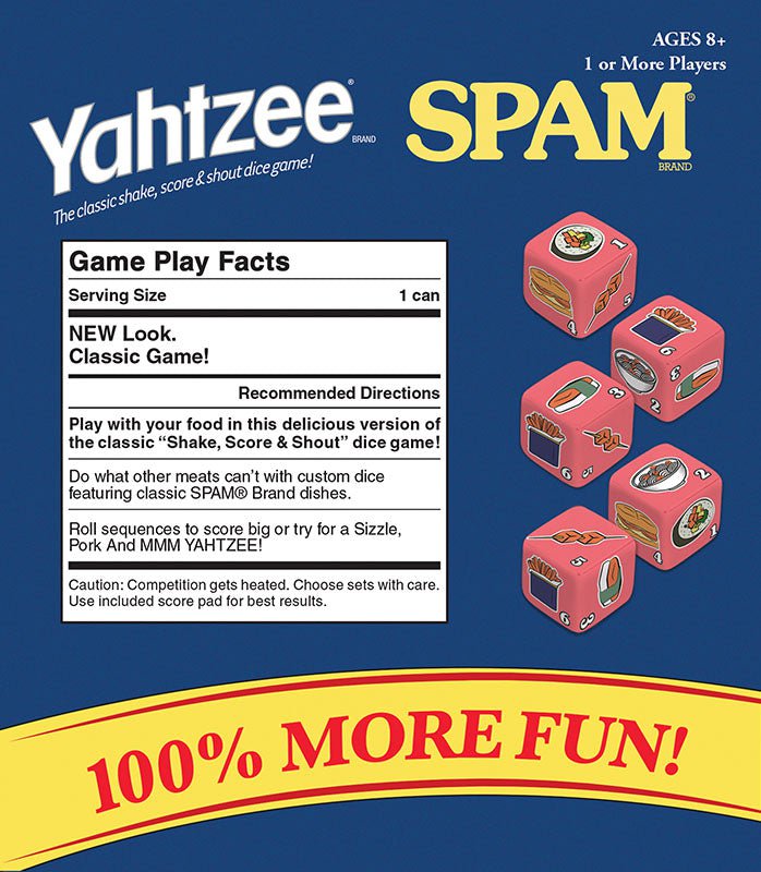 Yahtzee Dice Game - Spam Brand Edition - Game - Chess-House