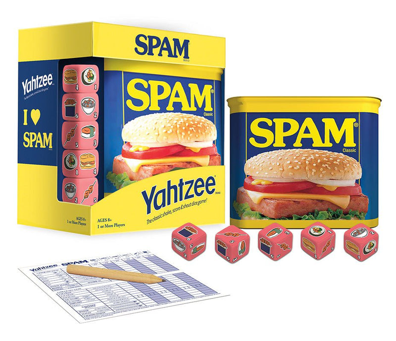 Yahtzee Dice Game - Spam Brand Edition